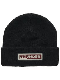 Thunder Bolts Patch Beanie Black