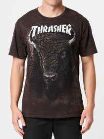 Thrasher Bison Hand Dyed T-Shirt Brown