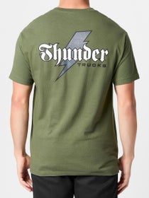 Thunder Bolt Script T-Shirt Military Green