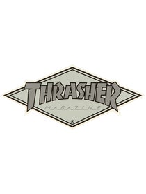 Thrasher Diamond Logo Sticker Grey/Silver