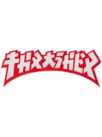 Thrasher Godzilla Die Cut Sticker Red/White