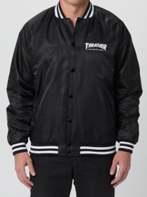 Thrasher Mag Logo Dugout Jacket Black/White