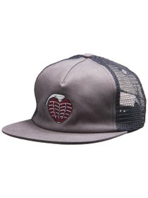 Thunder OG Grenade Mesh Hat Grey/Maroon