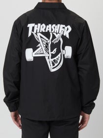 Thrasher x Spitfire Thrash & Burn Coach Jacket Black