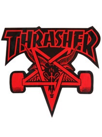 Thrasher Skate Goat Sticker Red