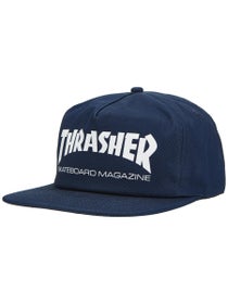 Thrasher Skate Mag Snapback Hat Navy