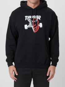 Thrasher x Spitfire Thrash & Burn Hoodie Black