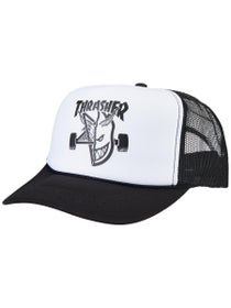 Thrasher x Spitfire Thrash & Burn Mesh Hat Black