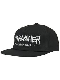 Thrasher Thrash & Destroy Snapback Hat Black