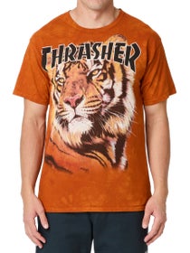 Thrasher x The Mountain Tiger T-Shirt Orange