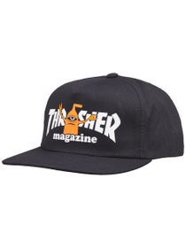 Thrasher x Toy Machine Sect Hat Black