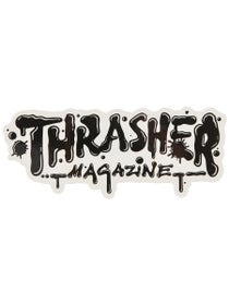 Thrasher Wet Paint Sticker White/Black