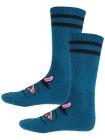Toy Machine Bloodshot Crew Socks Slate