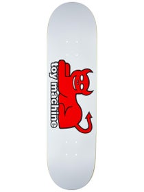 Toy Machine Devil Cat White Deck 8.25 x 32
