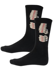 Toy Machine Fists Crew Socks Black