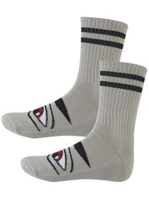 Toy Machine Sect Eye Crew Socks Grey