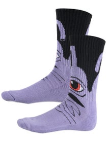 Toy Machine Sect Hug Crew Socks Purple
