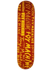 Toy Machine Word Marks Red Deck 8.0 x 31.84