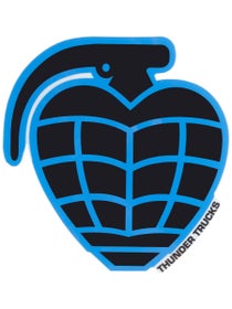 Thunder Die Cut Grenade Sticker Black/Blue