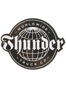 Thunder World Wide Sticker White 