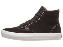 Vans Skate Authentic High Shoes Black Suede