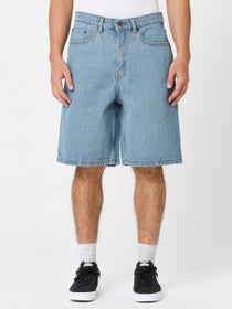 Vans Check-5 Baggy Denim Shorts Stonewash Blue