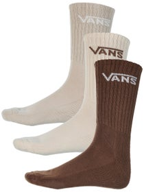 Vans Classic Crew Socks 6pk Turtledove