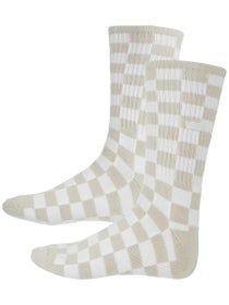 Vans Checkerboard Crew Socks Oatmeal