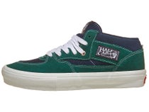 Vans Skate Half Cab Shoes Tartan Blue/Green