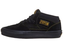 Vans Skate Half Cab Shoes Black/Mustard