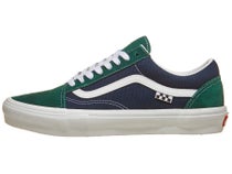 Vans Skate Old Skool Shoes Tartan Green/Blue