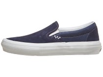 Vans Skate Slip-On Shoes Deep Navy/White