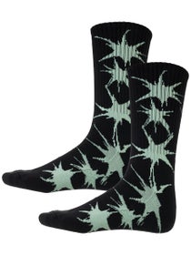 Vans Skate Splatter Crew Socks Black
