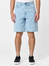 Volcom Billow Denim Shorts Pale Aqua