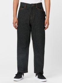 Volcom Dialed Work Pants Black Stripe