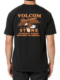 Volcom Stone Talon Workwear T-Shirt Black