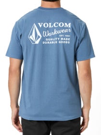 Volcom Workwear T-Shirt Lt Navy