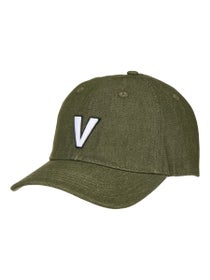 Venture Retro V Strapback Hat Olive Denim
