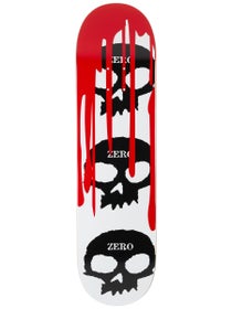 Zero 3 Skull Blood White Deck 8.25 x 31.9