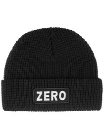 Zero Army Patch Waffle Beanie Black