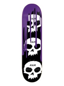 Zero Bam 3 Skull Blood Purple Deck 8.25 x 31.9