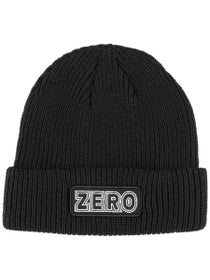 Zero Bold Patch Beanie Black