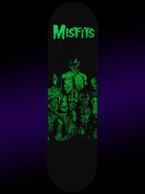 Zero x Misfits Earth A.D. Glow Deck 8.25 x 31.9