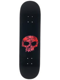 Zero SIngle Skull Red Stained Glass Deck 8.5 x 32.3