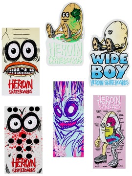 Heroin Stickers - Skate Warehouse
