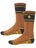 Anti Hero Hecho Por Skate Emb Socks Brown