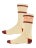 Jalopi It's A Ripoff Socks Cream/Orange