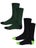 Creature Logo 2 Pack Socks Black/Green