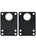 Dooks Riser Pads 1/8" Black