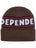 Independent Bar Logo Beanie Chocolate